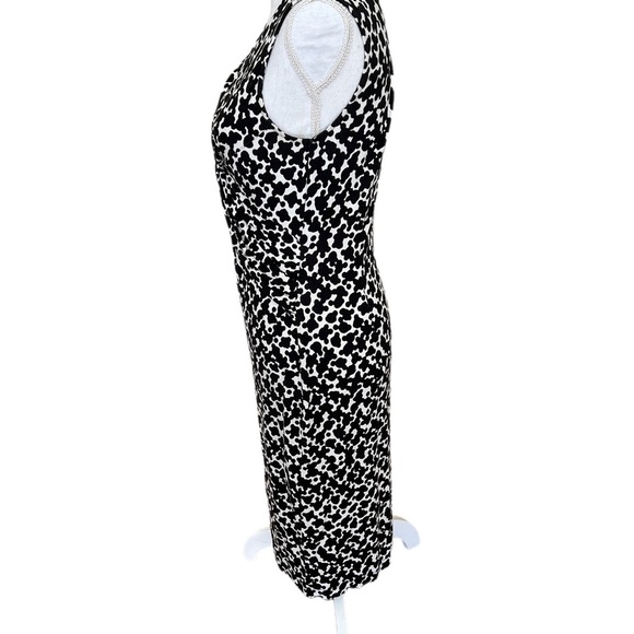 Anne Taylor V Neck Sleevless Print Dress Size Small - Picture 4 of 7